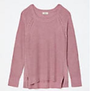 Loft Pointelle Raglan Sweater